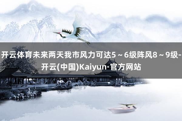 开云体育未来两天我市风力可达5～6级阵风8～9级-开云(中国)Kaiyun·官方网站