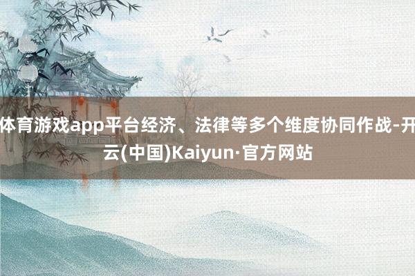 体育游戏app平台经济、法律等多个维度协同作战-开云(中国)Kaiyun·官方网站